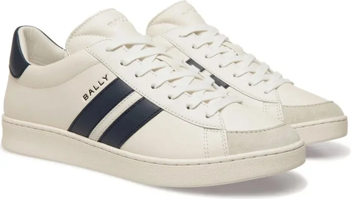 Stripe-Detail Leather Sandals - Image 2
