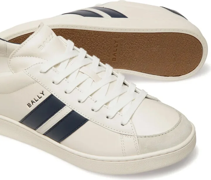 Stripe-Detail Leather Sandals - Image 4