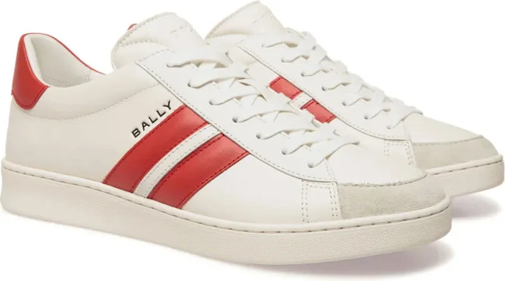Stripe-Detail Leather Sandals - Image 2