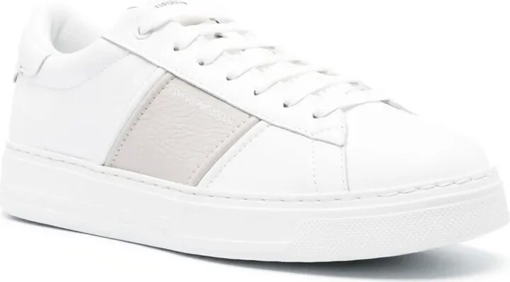 Stripe-Detail Leather Sneakers - Image 2