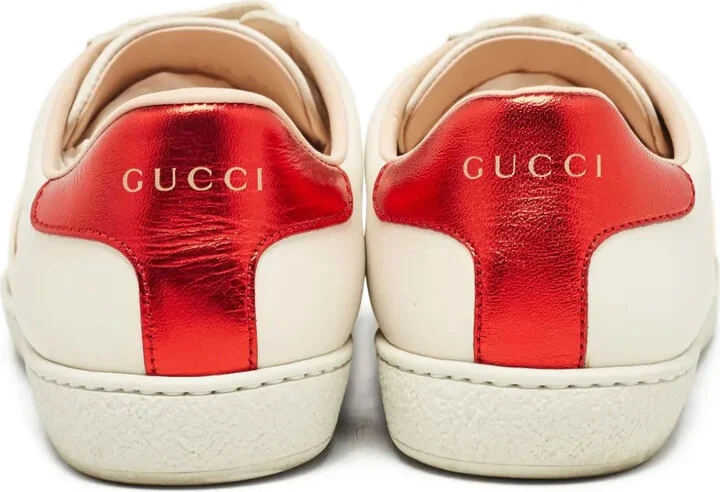 Stripe-Detail Leather Sneakers - Image 3