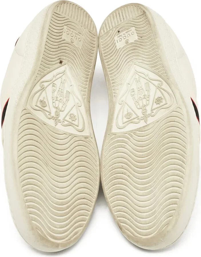 Stripe-Detail Leather Sneakers - Image 5