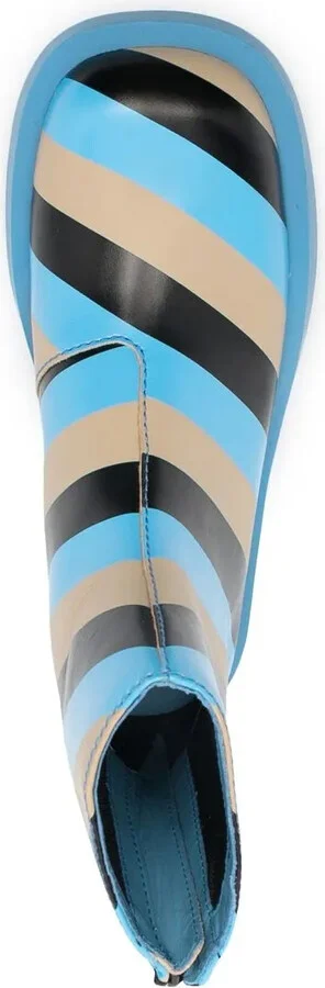 Striped Ankle Boots - Image 4