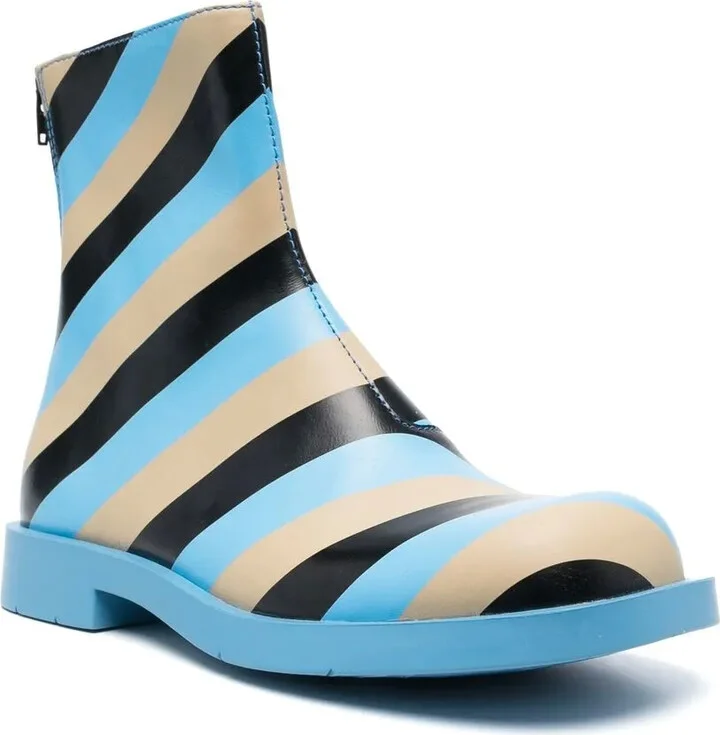 Striped Ankle Boots - Image 2