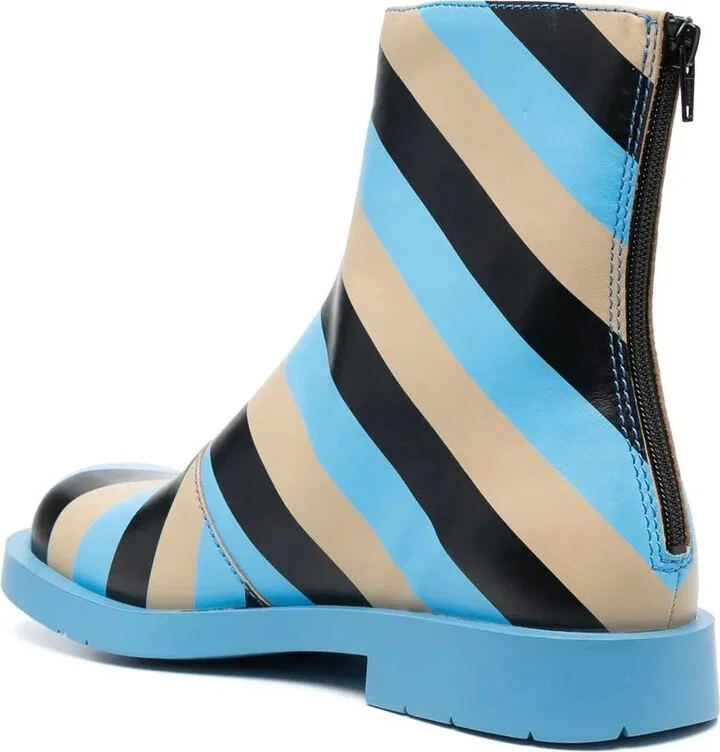 Striped Ankle Boots - Image 3