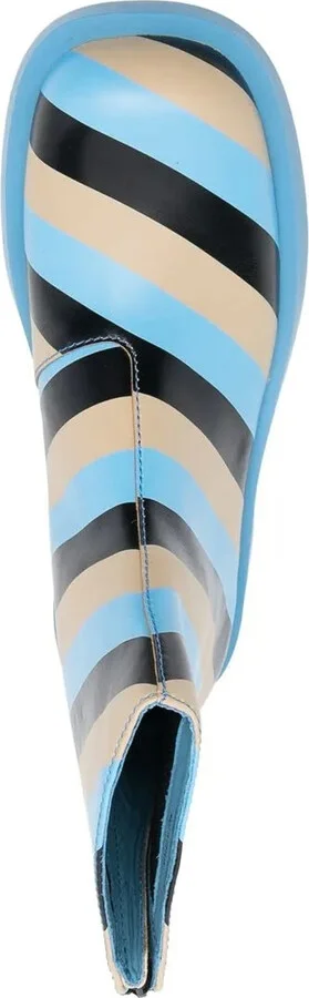 Striped Ankle Boots - Image 4