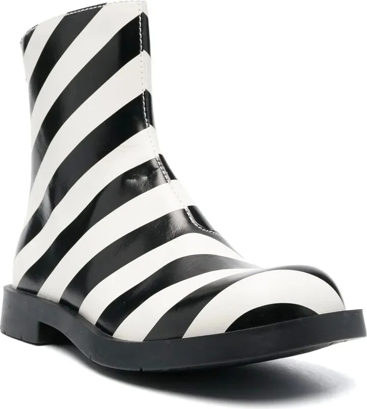 Striped Ankle Boots - Image 2