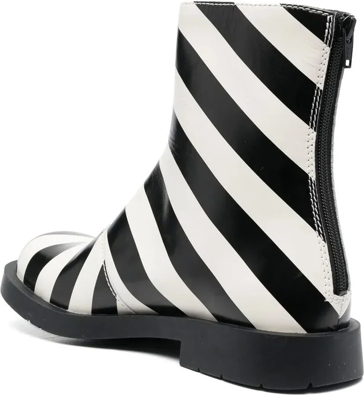 Striped Ankle Boots - Image 3