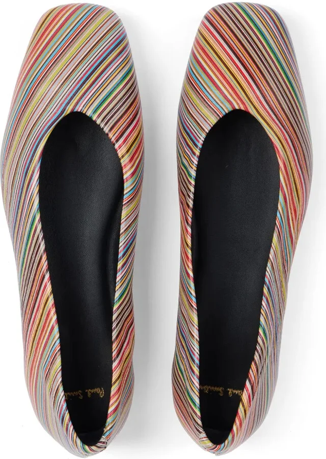 Striped Ballerina Shoes - Image 3