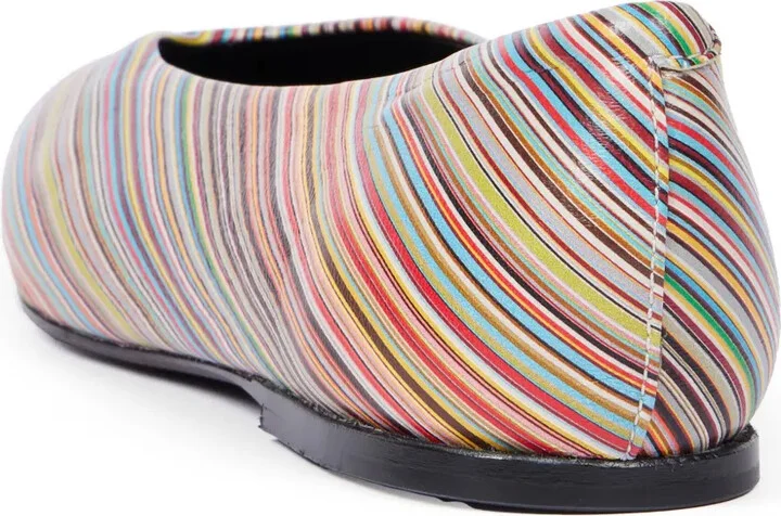 Striped Ballerina Shoes - Image 4