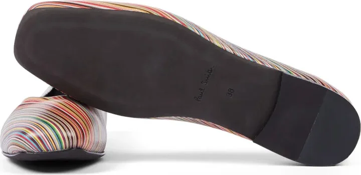 Striped Ballerina Shoes - Image 5