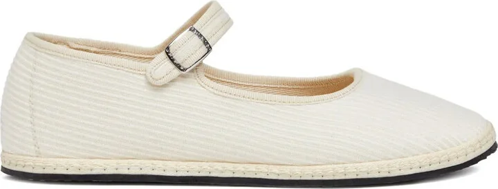 Striped Ballet Flats