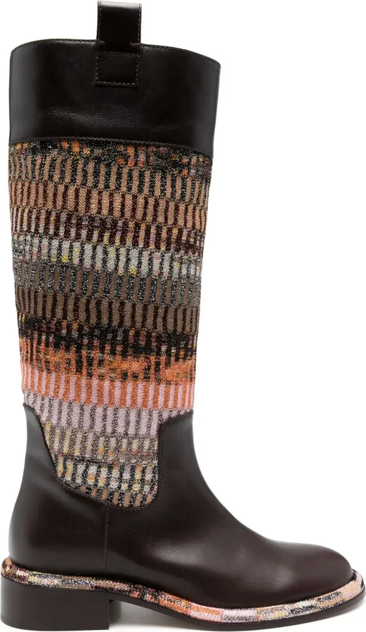 Striped Boots