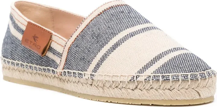 Striped Canvas Espadrilles - Image 2