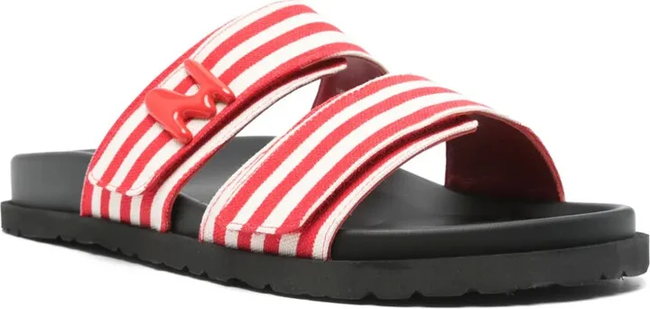 Striped Canvas Slides - Image 2