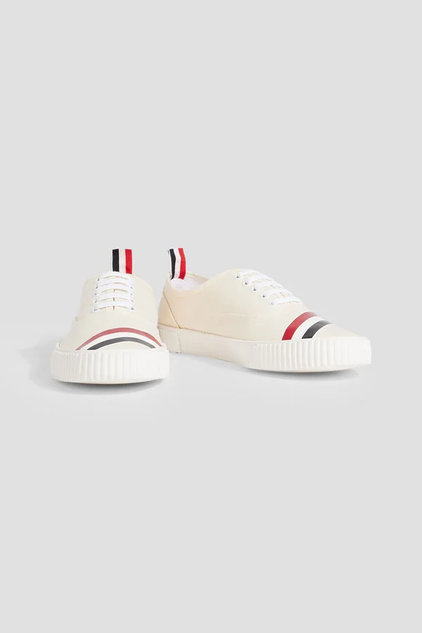 Striped canvas sneakers - Image 2
