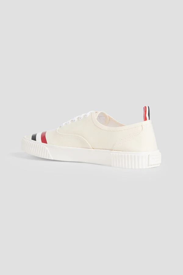 Striped canvas sneakers - Image 3