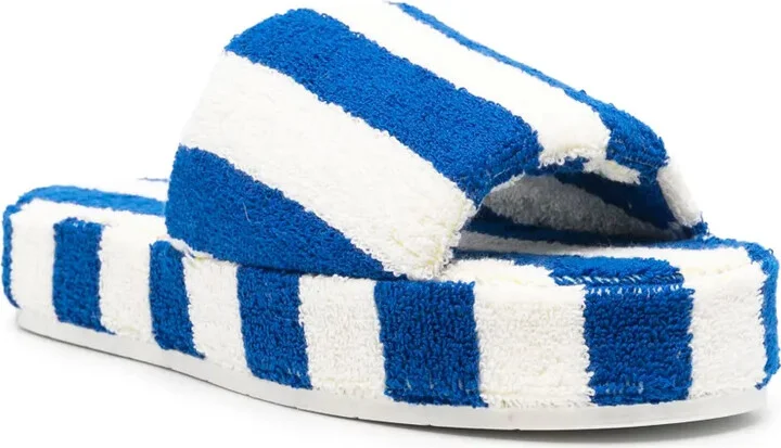Striped Cotton Slippers - Image 2