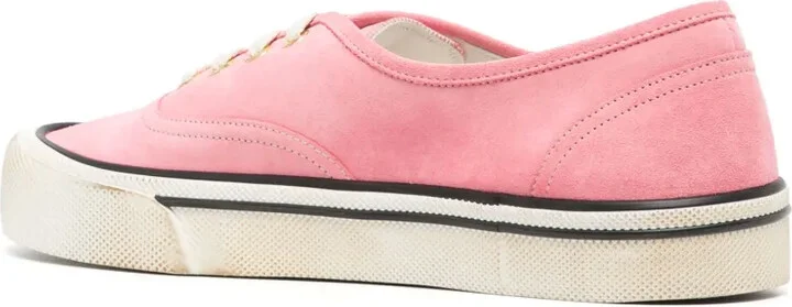 Striped-Edge Lace-Up Sneakers - Image 3