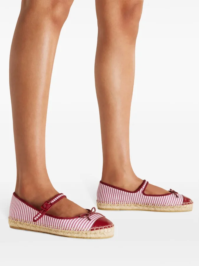 Striped Flat Espadrilles - Image 5