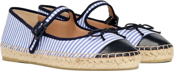 Striped Flat Espadrilles - Image 2
