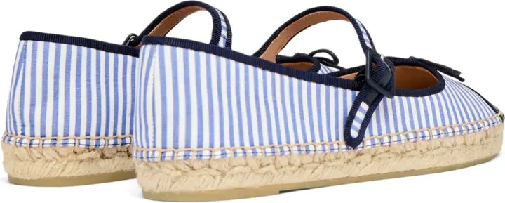 Striped Flat Espadrilles - Image 3
