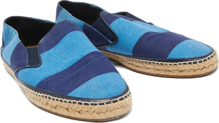 Striped Flat Espadrilles - Image 3