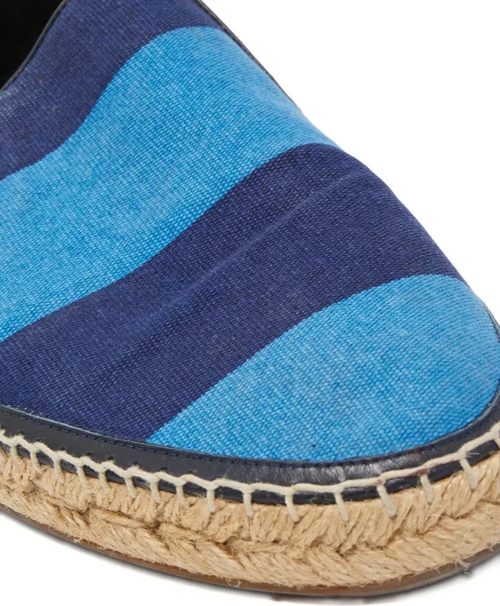 Striped Flat Espadrilles - Image 5