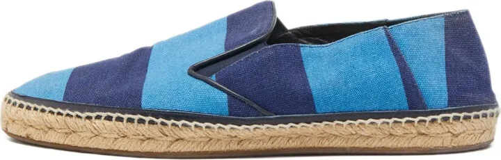 Striped Flat Espadrilles