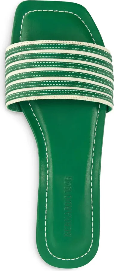 Striped Flat Sandals - Image 3