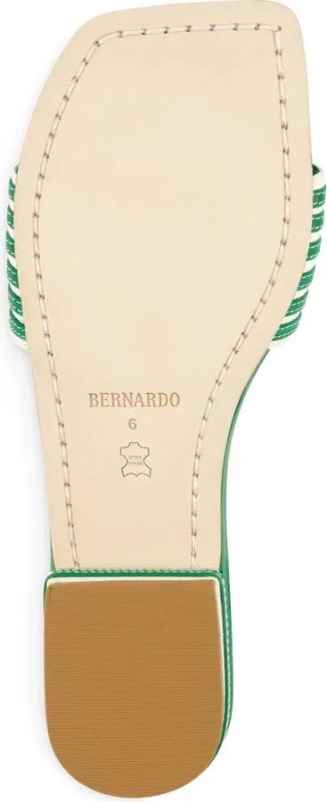 Striped Flat Sandals - Image 4