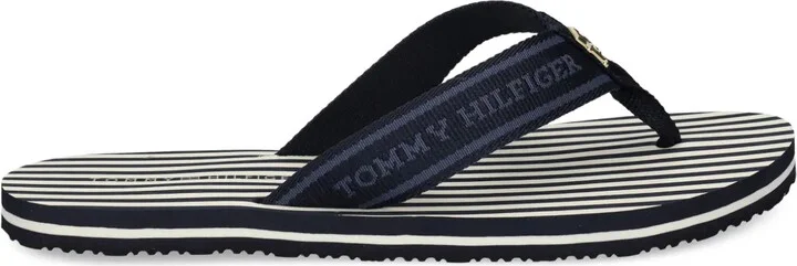 Striped Flip Flops