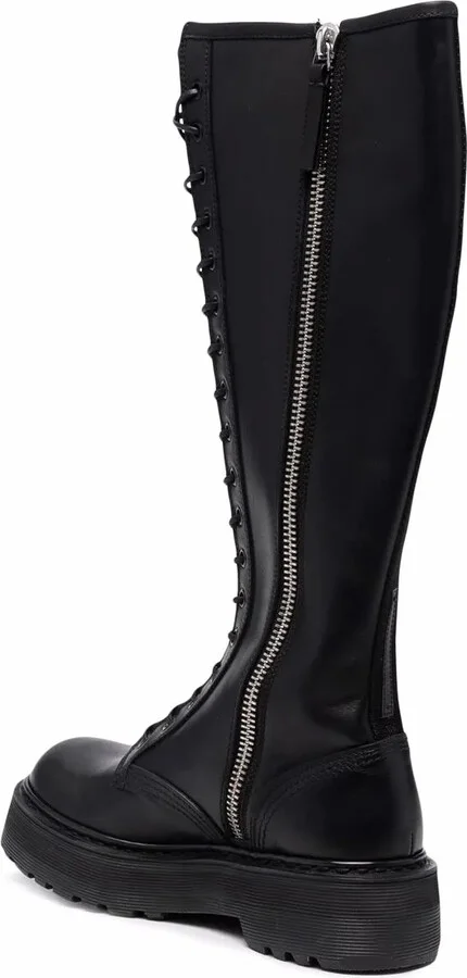Striped Knee-High Boots - Image 3
