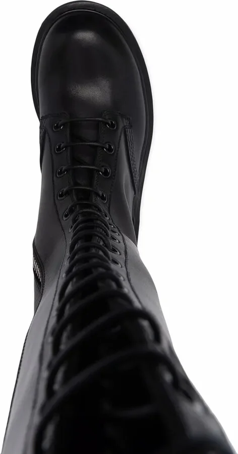 Striped Knee-High Boots - Image 4