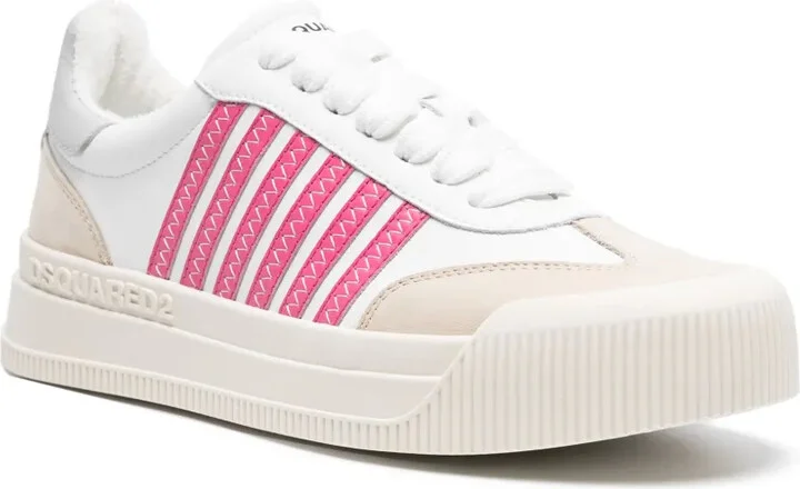 Striped Lace-Up Sneakers - Image 2