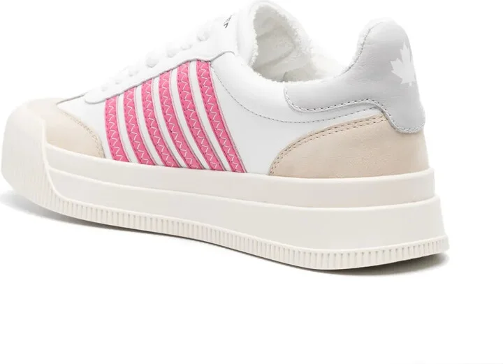 Striped Lace-Up Sneakers - Image 3