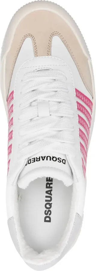Striped Lace-Up Sneakers - Image 4