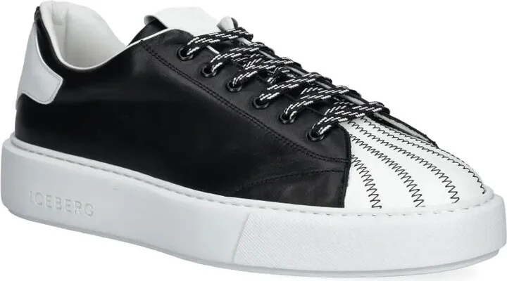 Striped Lace-Up Sneakers - Image 2