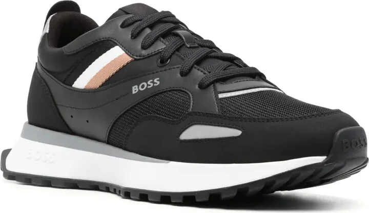 Striped Lace-Up Sneakers - Image 2