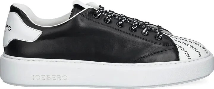 Striped Lace-Up Sneakers
