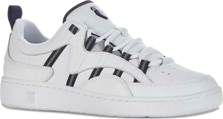 Striped Leather Sneakers - Image 2