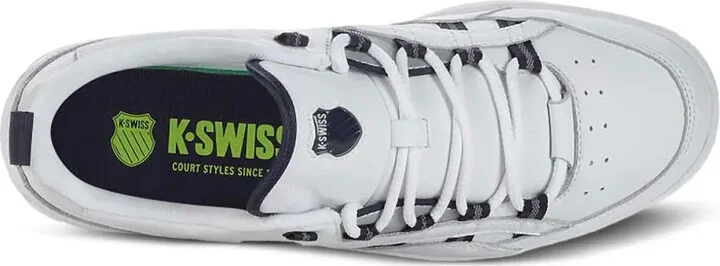 Striped Leather Sneakers - Image 4