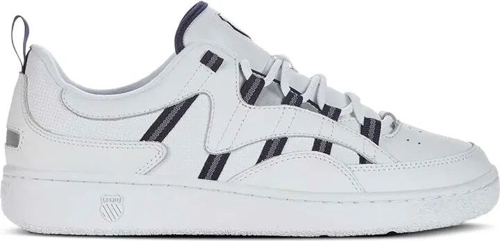 Striped Leather Sneakers