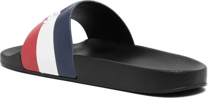Striped Logo-Embossed Slides - Image 3