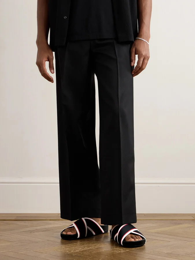 Striped Webbing Sandals - Image 2