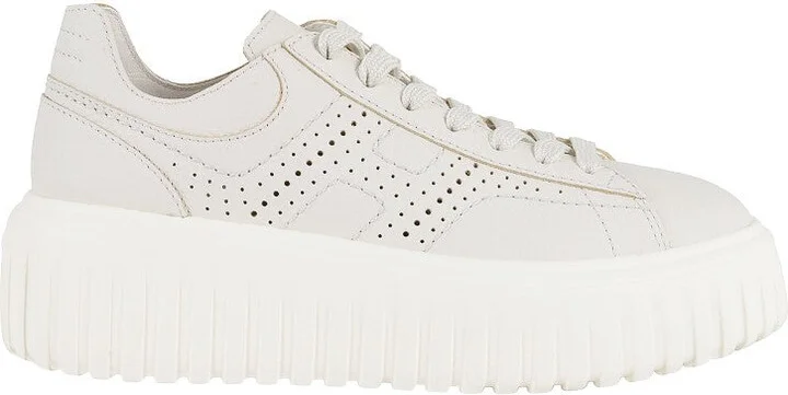 Stripes H Stripes Sneakers With H Strong Lace-Up