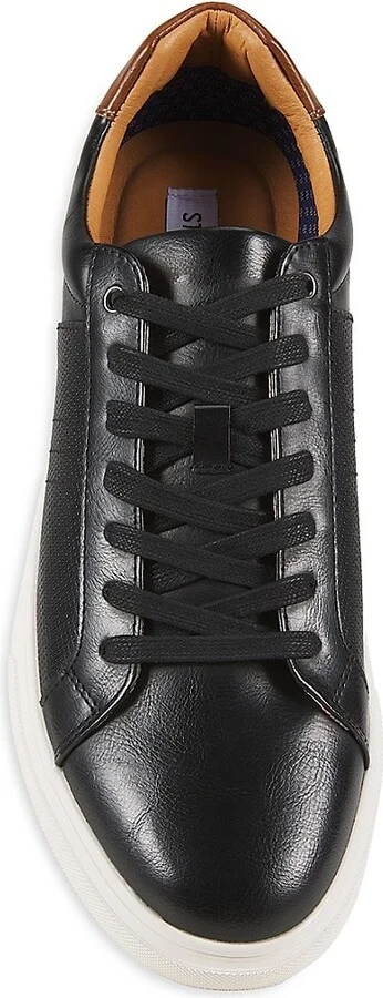 Strouz Textured Low Top Sneakers - Image 5