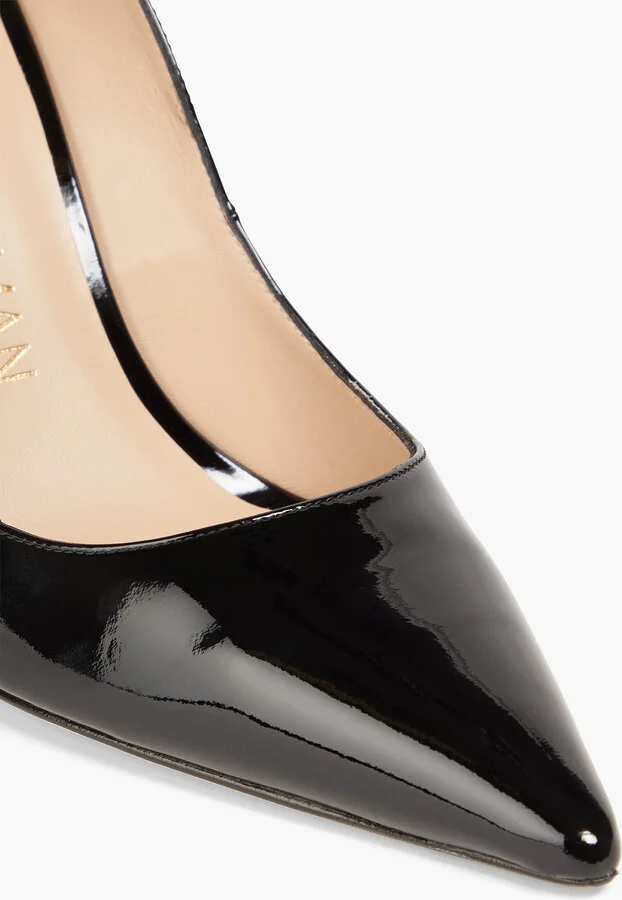 Stuart 100 scalloped patent-leather pumps - Image 4