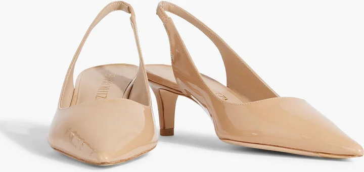 Stuart 50 patent-leather slingback pumps - Image 2