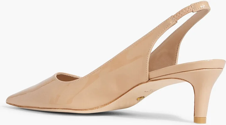 Stuart 50 patent-leather slingback pumps - Image 3